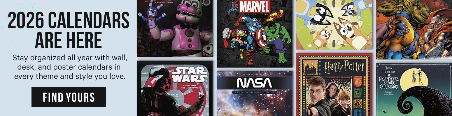 Banner - 2026 Calendars are Here - Shop now!
