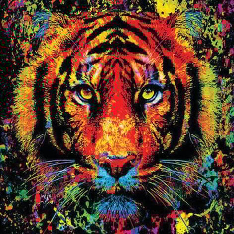 Fan Guide - Blacklight - Tiger Splatter