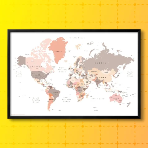 Student-Teacher Favorites - World Map - Shop Maps Posters
