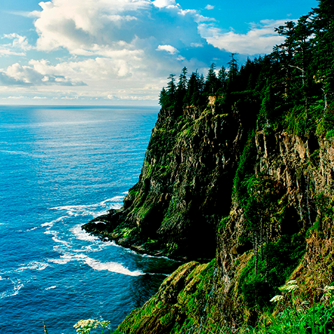 Elevated View of Cape Meares - Shop Travel Posters and Art!