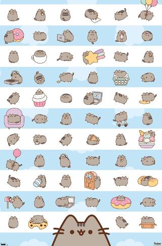 Shop Products - Pusheen Grid Poster Wall Art