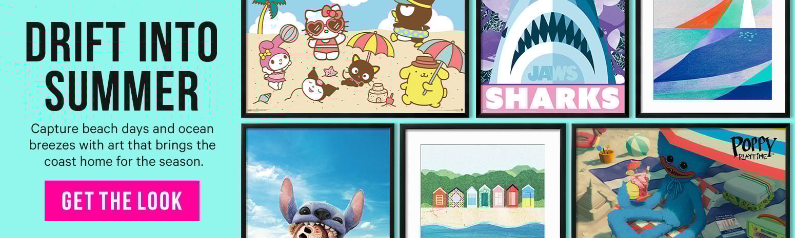 Hero Banner - Summer Coastal - Shop all Summer Coastal Posters