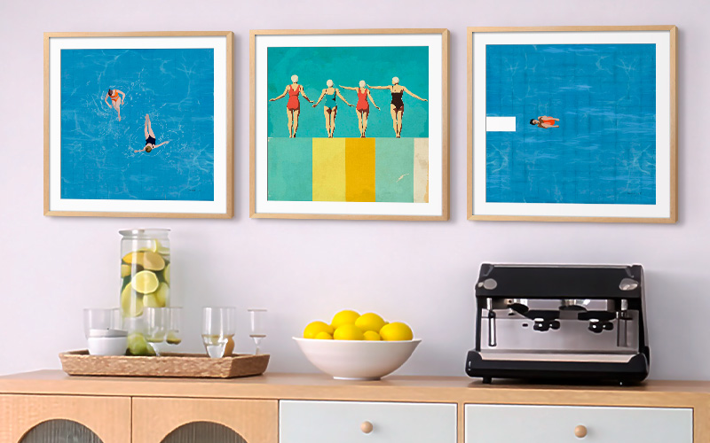 Trending Wall Art - Summer Art - Poolside Vibes Trending Wall Art - Summer Art - Poolside Vibes