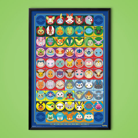 Hot Picks - Pokemon Face Art - Shop the newest posters and art!