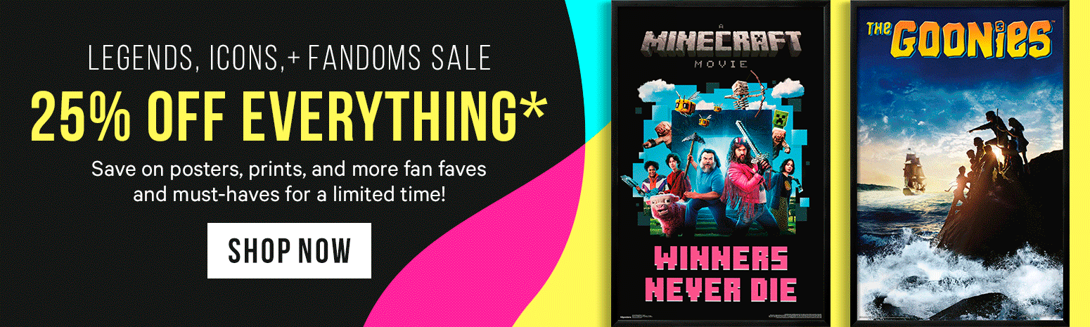 Sale Banner - 25% Off Everything* - Shop Best Sellers