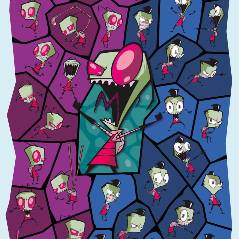 Poster Shop - Invader Zim Alien Invasion Grid - Shop Shows Posters