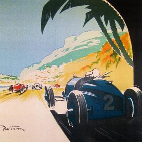 Fan Guide - Vintage Art - Monaco