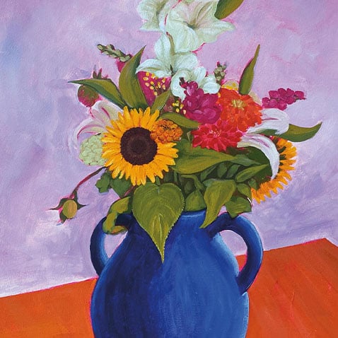 Poster Shop - Lindsey Cherek Still Life With Farmer's Market Flowers - Shop Floral and Botanical Posters!