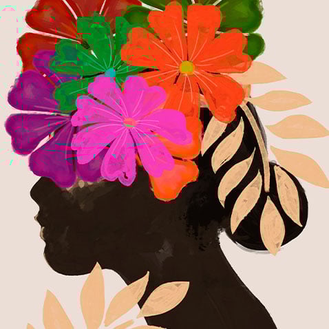 Poster Shop - Tropical Portrait - Shop Floral and Botanical Posters