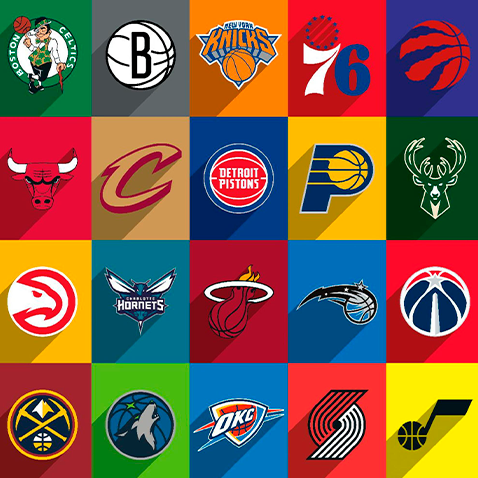 NBA Logos Poster - Shop Sports Posters