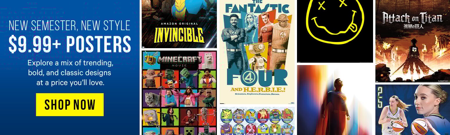 Hero Banner - $9.99 Posters - Shop now!