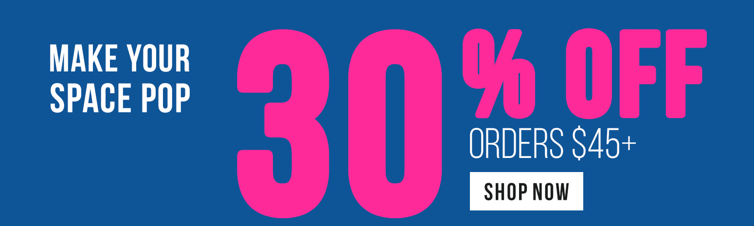 Hero Banner - 30% Off $45+ Sale - Shop Now