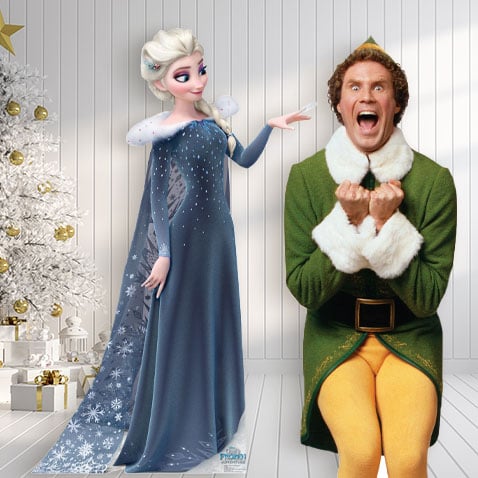 Spotlight - Elf and Elsa Cardboard Cutouts - Shop all!